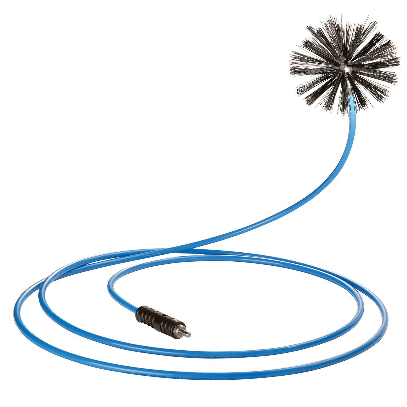 Wohler Rotary Brush M10-16' | Air Duct & Dryer Vent Cleaning Tool | Drill Powered | Easy Operation | for Residential & Commercial Use | Incl. Brush Head, Blue