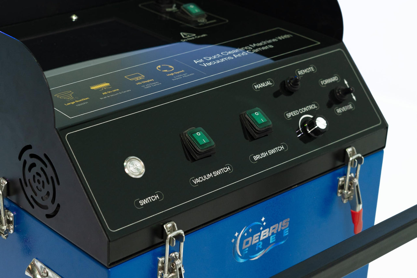 Debris Free Rhino Pro Commercial Duct Cleaning Machine with Camera and Vacuum Hoses